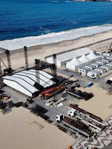 Palco de Madonna em Copacabana será 2 vezes maior do que o utilizado na turnê mundial